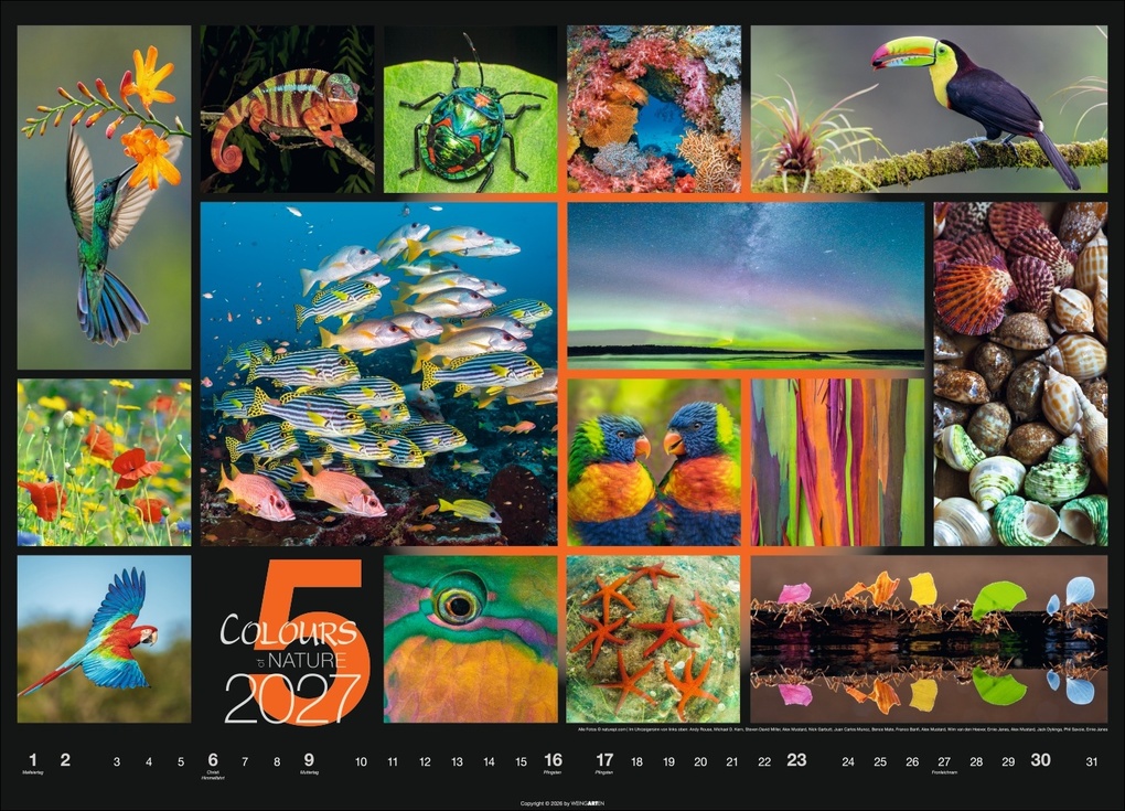Weitere Ansicht: Colours of Nature Kalender 2027