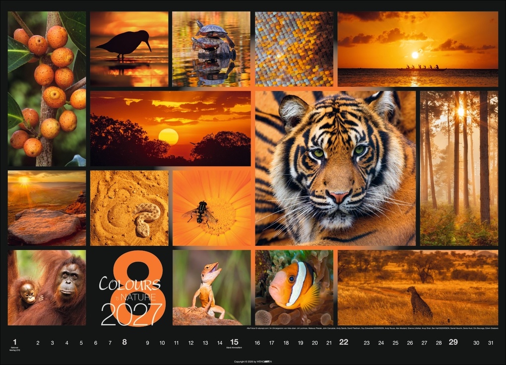 Weitere Ansicht: Colours of Nature Kalender 2027