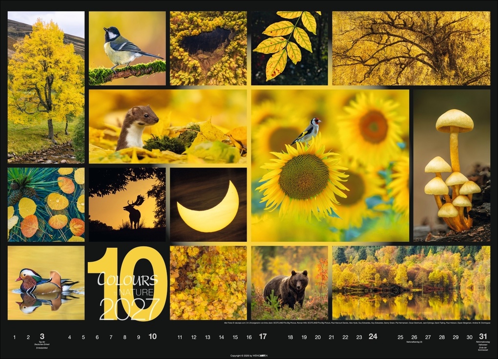 Weitere Ansicht: Colours of Nature Kalender 2027