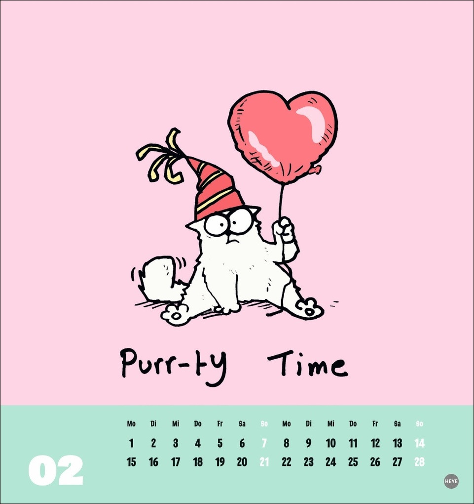 Weitere Ansicht: Simons Katze Postkartenkalender 2027 | Simon Tofield