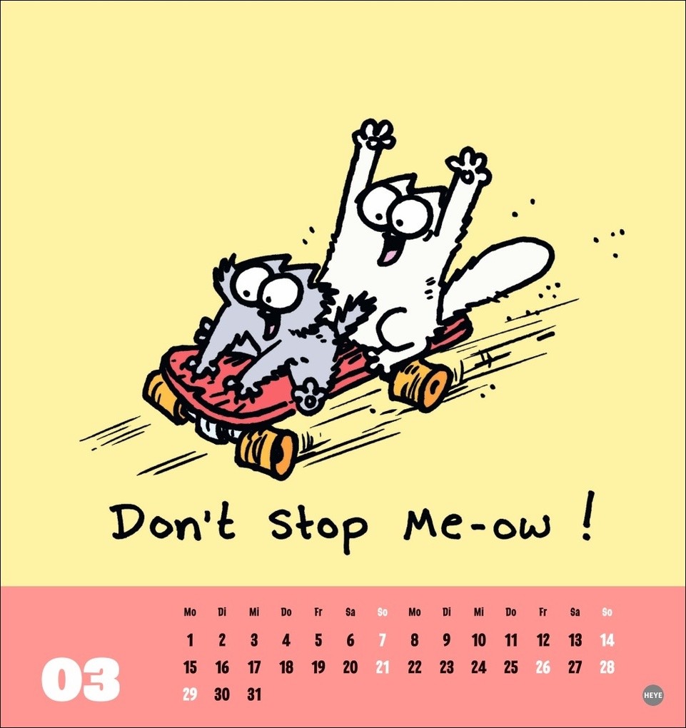 Weitere Ansicht: Simons Katze Postkartenkalender 2027 | Simon Tofield