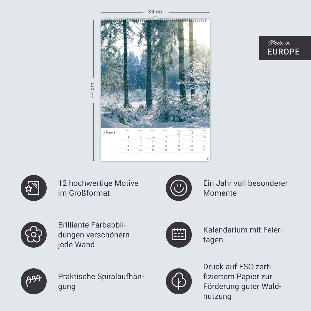 Weitere Ansicht: Jenseits der Hast Posterkalender 2027