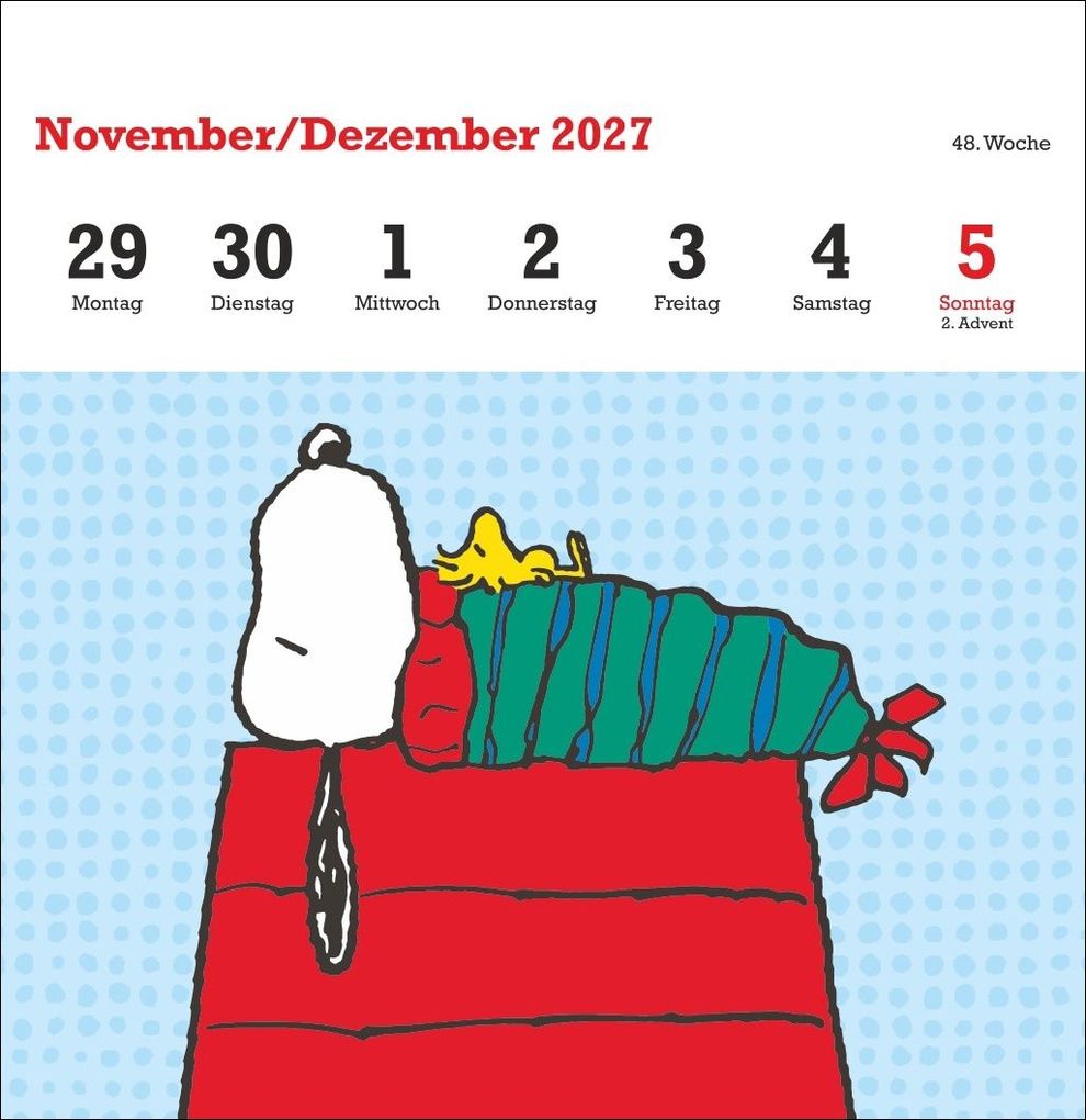 Weitere Ansicht: Peanuts Premium-Postkartenkalender 2027