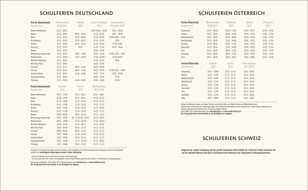 Weitere Ansicht: Kombitimer schwarz groß 2027