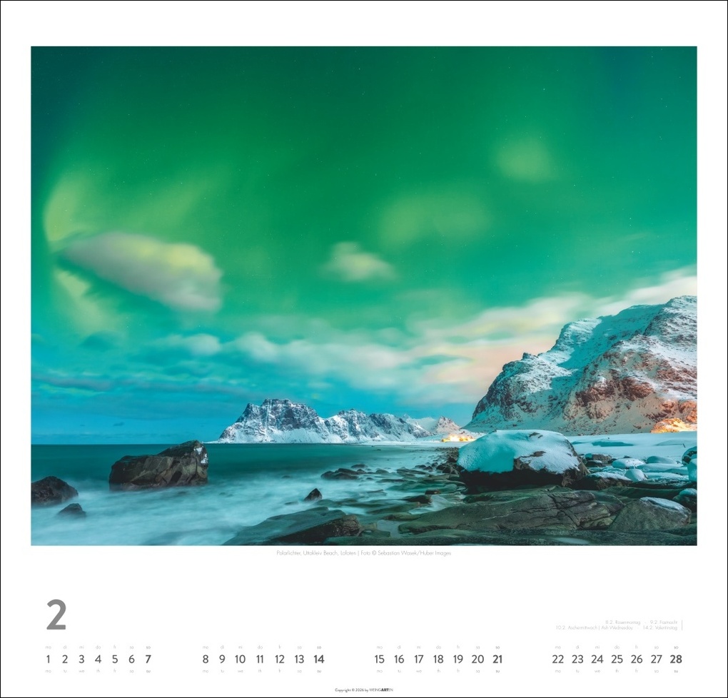 Weitere Ansicht: Norwegen Kalender 2027 - Im Land der Mitternachtssonne