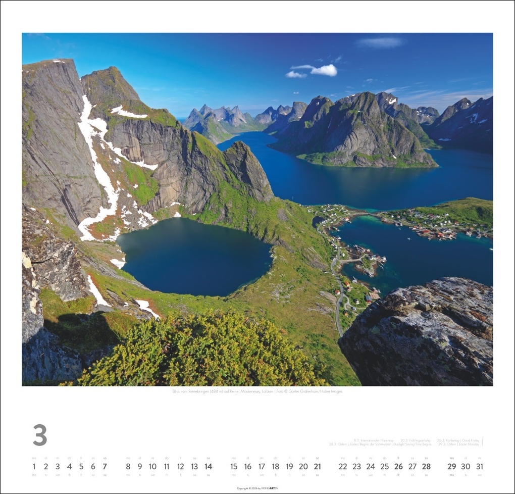 Weitere Ansicht: Norwegen Kalender 2027 - Im Land der Mitternachtssonne