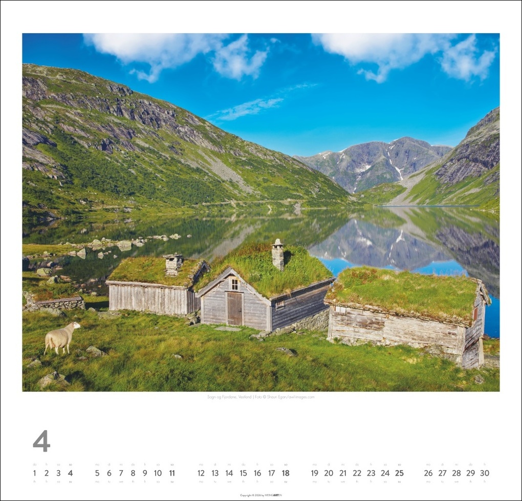 Weitere Ansicht: Norwegen Kalender 2027 - Im Land der Mitternachtssonne