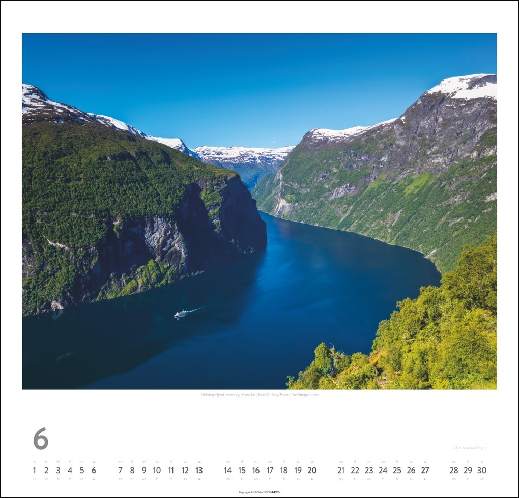 Weitere Ansicht: Norwegen Kalender 2027 - Im Land der Mitternachtssonne