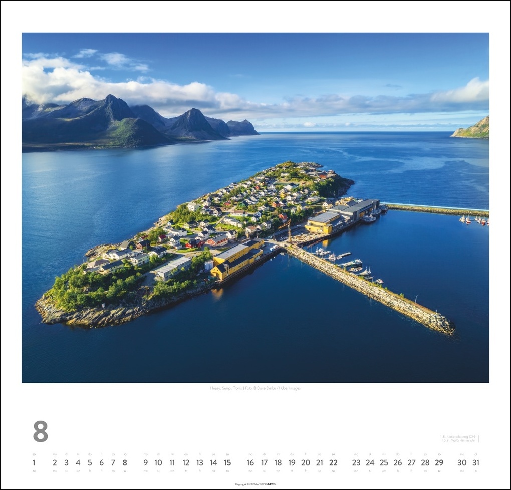 Weitere Ansicht: Norwegen Kalender 2027 - Im Land der Mitternachtssonne