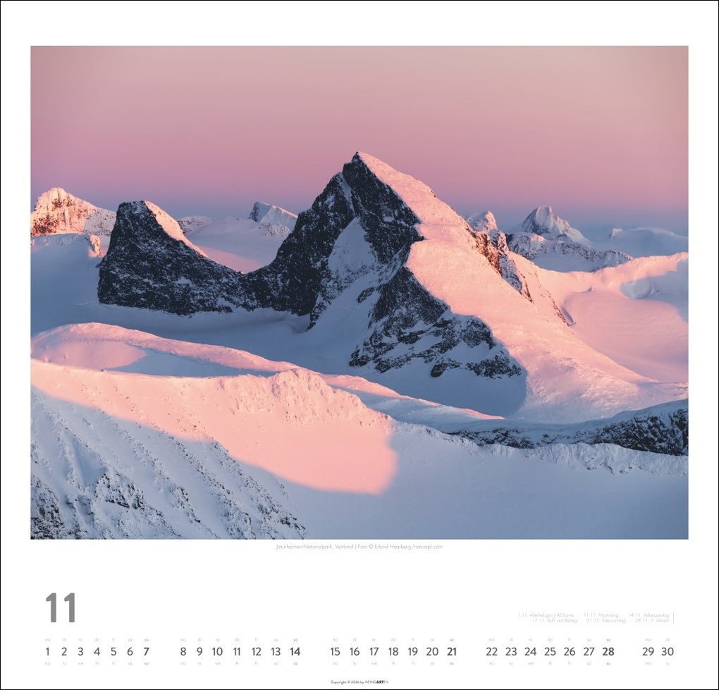 Weitere Ansicht: Norwegen Kalender 2027 - Im Land der Mitternachtssonne