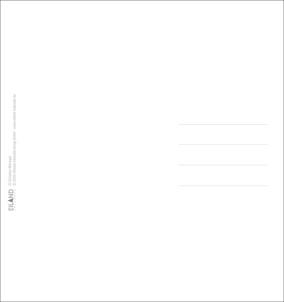 Weitere Ansicht: Watt'n Meer Postkartenkalender 2027 - Die Natur im Nationalpark