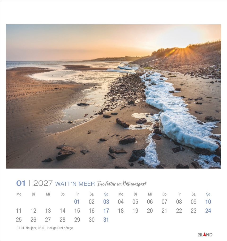 Weitere Ansicht: Watt'n Meer Postkartenkalender 2027 - Die Natur im Nationalpark