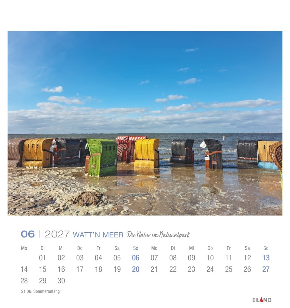 Weitere Ansicht: Watt'n Meer Postkartenkalender 2027 - Die Natur im Nationalpark