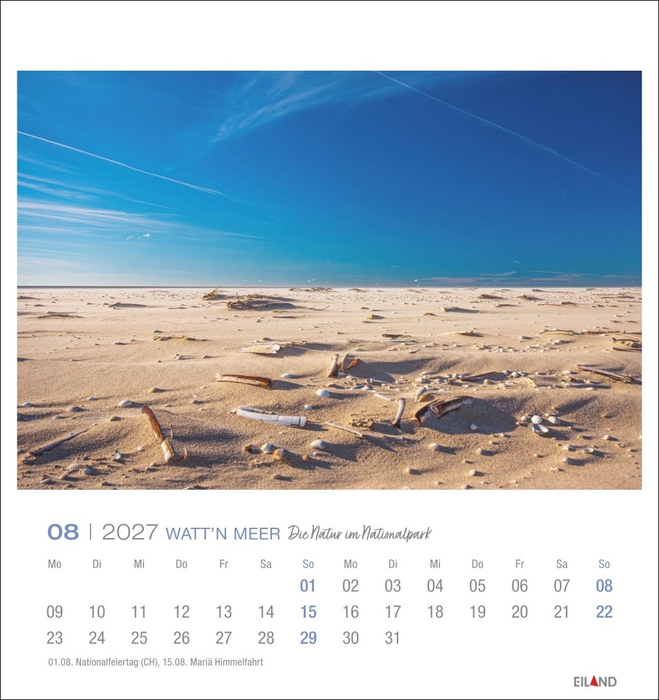 Weitere Ansicht: Watt'n Meer Postkartenkalender 2027 - Die Natur im Nationalpark