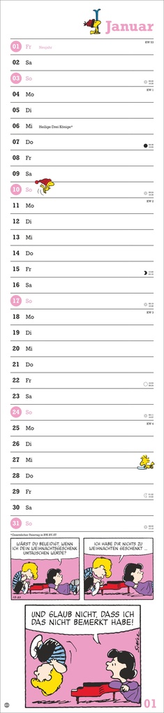 Weitere Ansicht: Peanuts Superlangplaner 2027