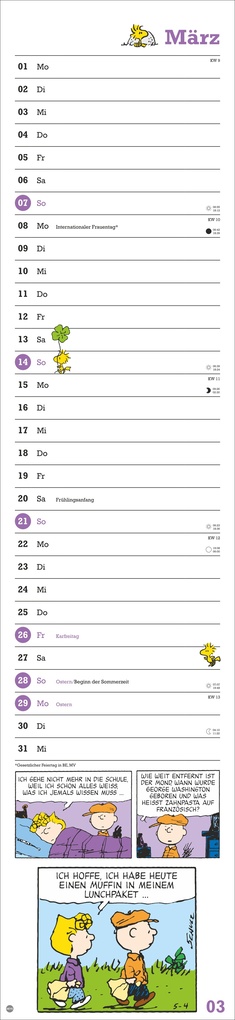 Weitere Ansicht: Peanuts Superlangplaner 2027