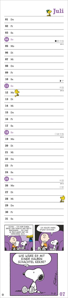 Weitere Ansicht: Peanuts Superlangplaner 2027