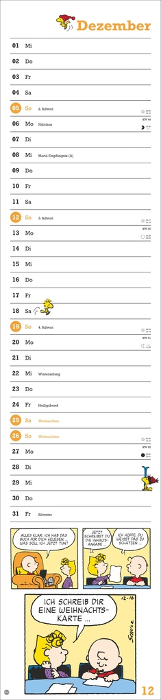 Weitere Ansicht: Peanuts Superlangplaner 2027