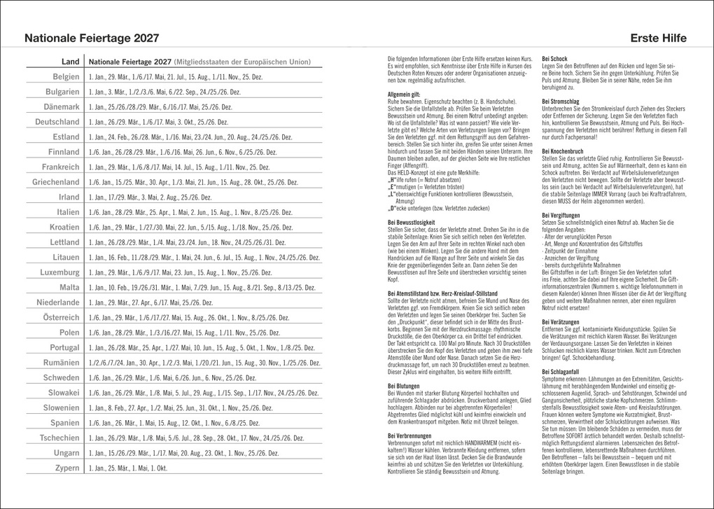 Weitere Ansicht: Terminer A6, Struktur schwarz 2027