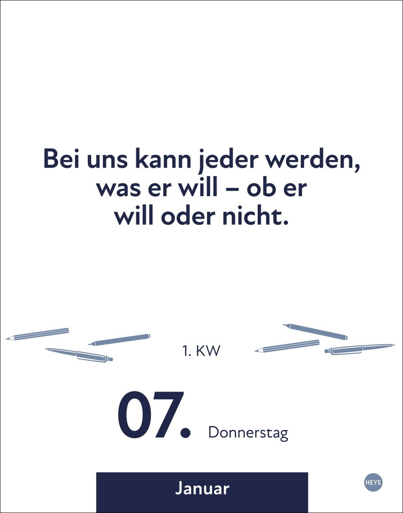 Weitere Ansicht: Die besten Sprüche für lange Bürotage Tagesabreißkalender 2027