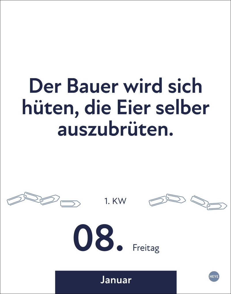 Weitere Ansicht: Die besten Sprüche für lange Bürotage Tagesabreißkalender 2027