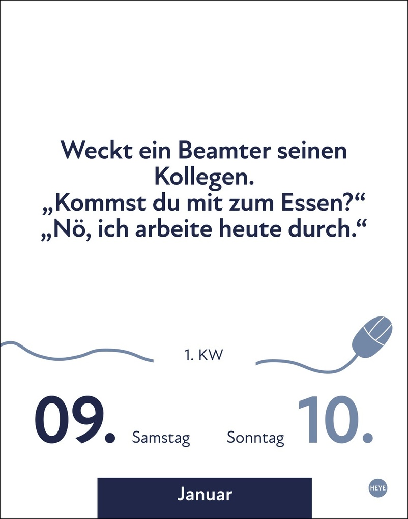 Weitere Ansicht: Die besten Sprüche für lange Bürotage Tagesabreißkalender 2027