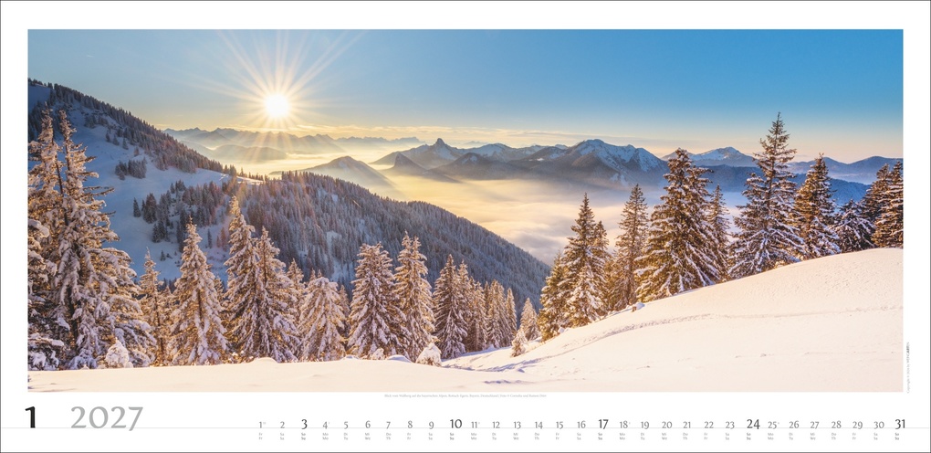 Weitere Ansicht: Alpenpanorama Kalender 2027