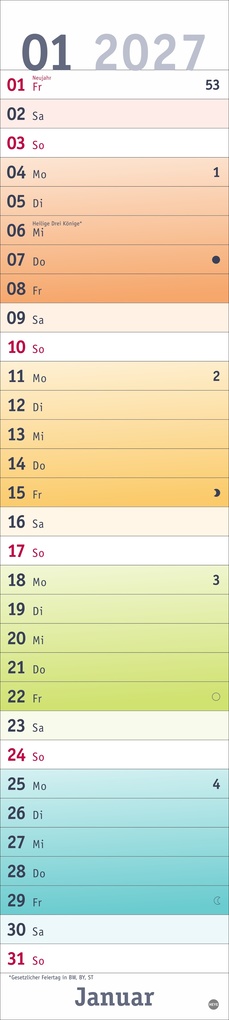 Weitere Ansicht: Bunte Wochen Langplaner 2027