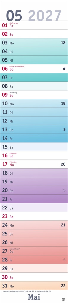 Weitere Ansicht: Bunte Wochen Langplaner 2027