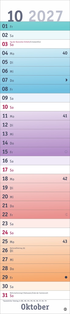 Weitere Ansicht: Bunte Wochen Langplaner 2027