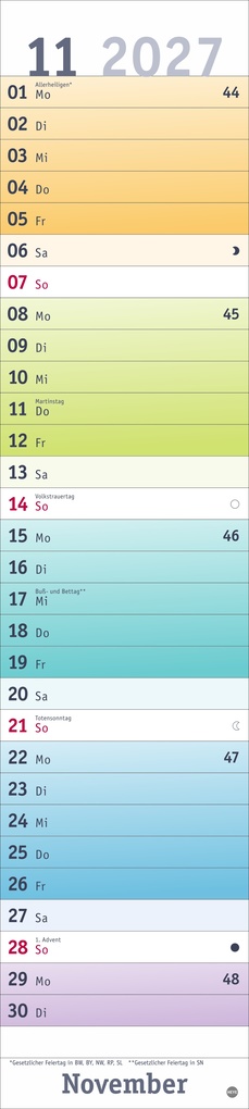 Weitere Ansicht: Bunte Wochen Langplaner 2027