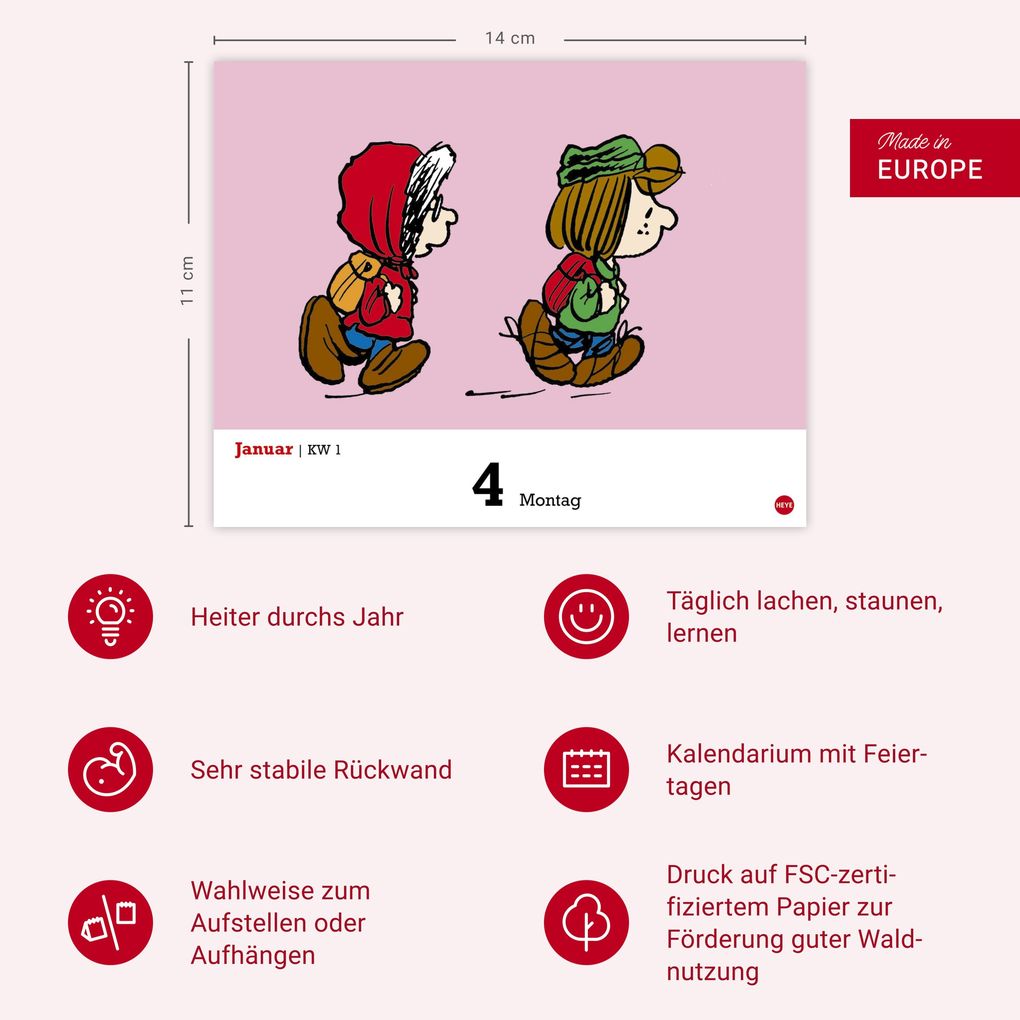 Weitere Ansicht: Peanuts Tagesabreißkalender 2027