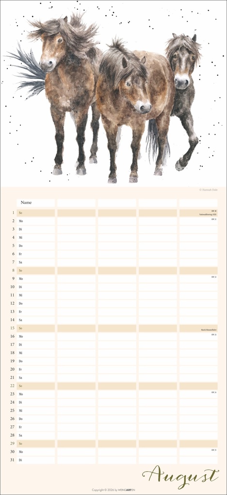 Weitere Ansicht: Happy Family Familienplaner 2027 | Hannah Dale