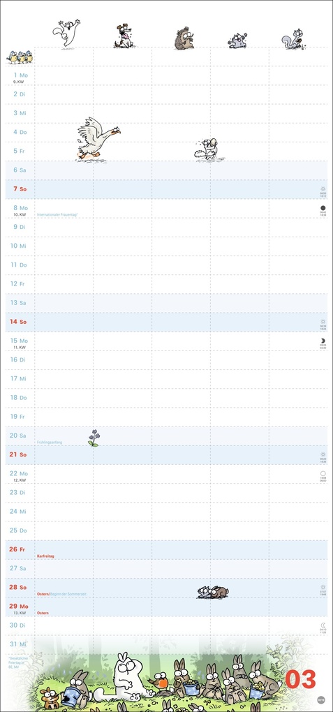 Weitere Ansicht: Simons Katze Familienplaner 2027 | Simon Tofield