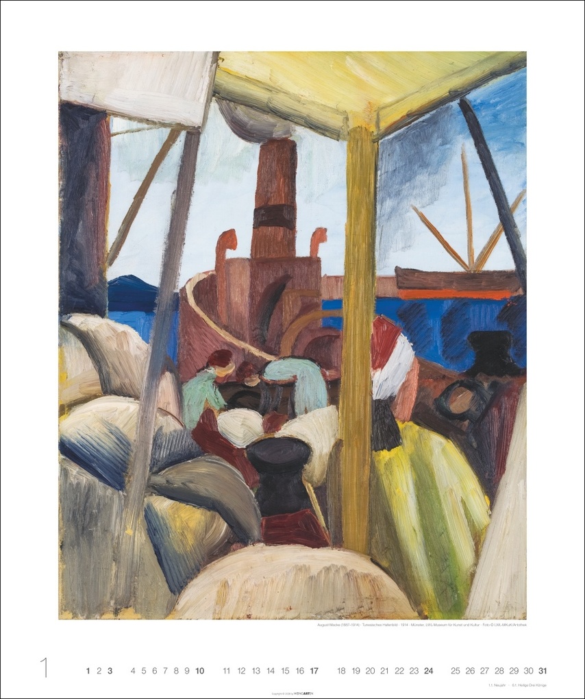 Weitere Ansicht: Die Tunisreise Edition Kalender 2027 | Paul Klee, August Macke