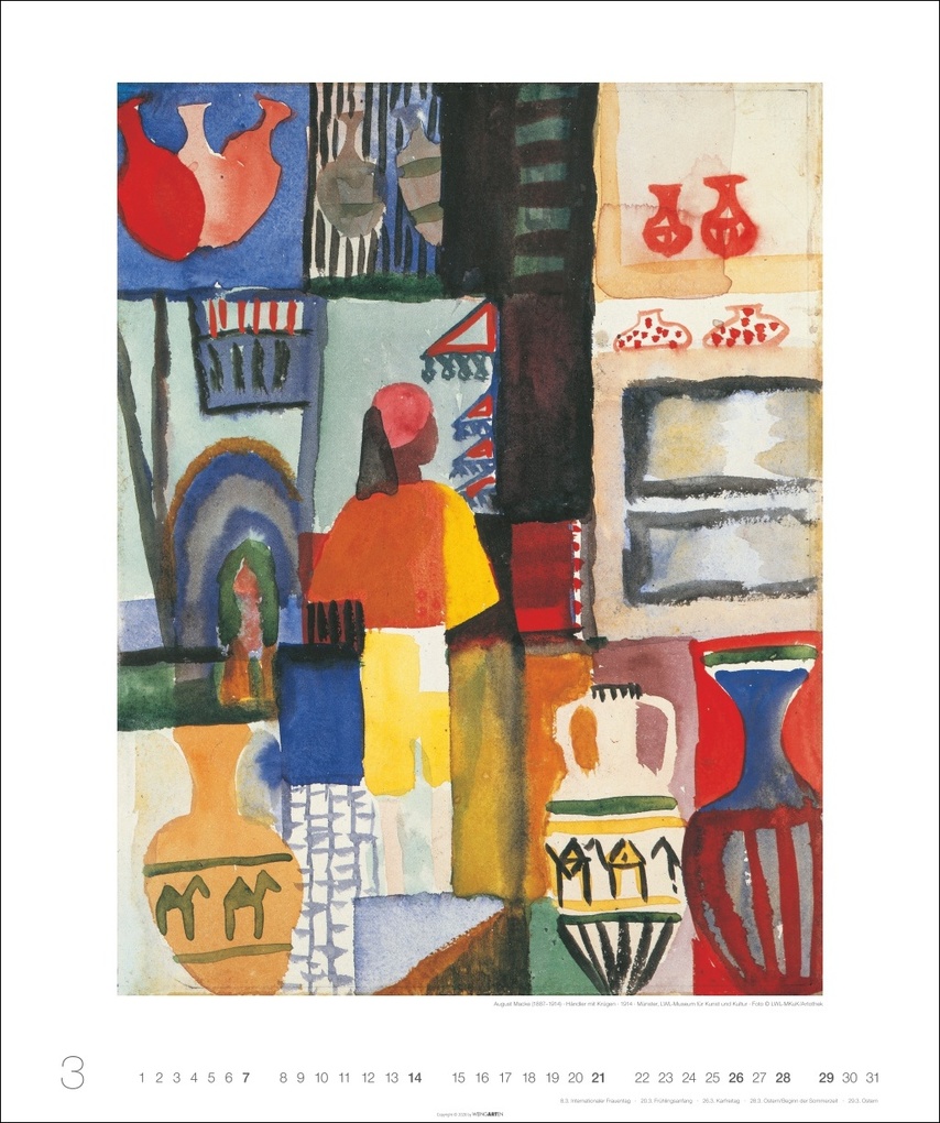 Weitere Ansicht: Die Tunisreise Edition Kalender 2027 | Paul Klee, August Macke