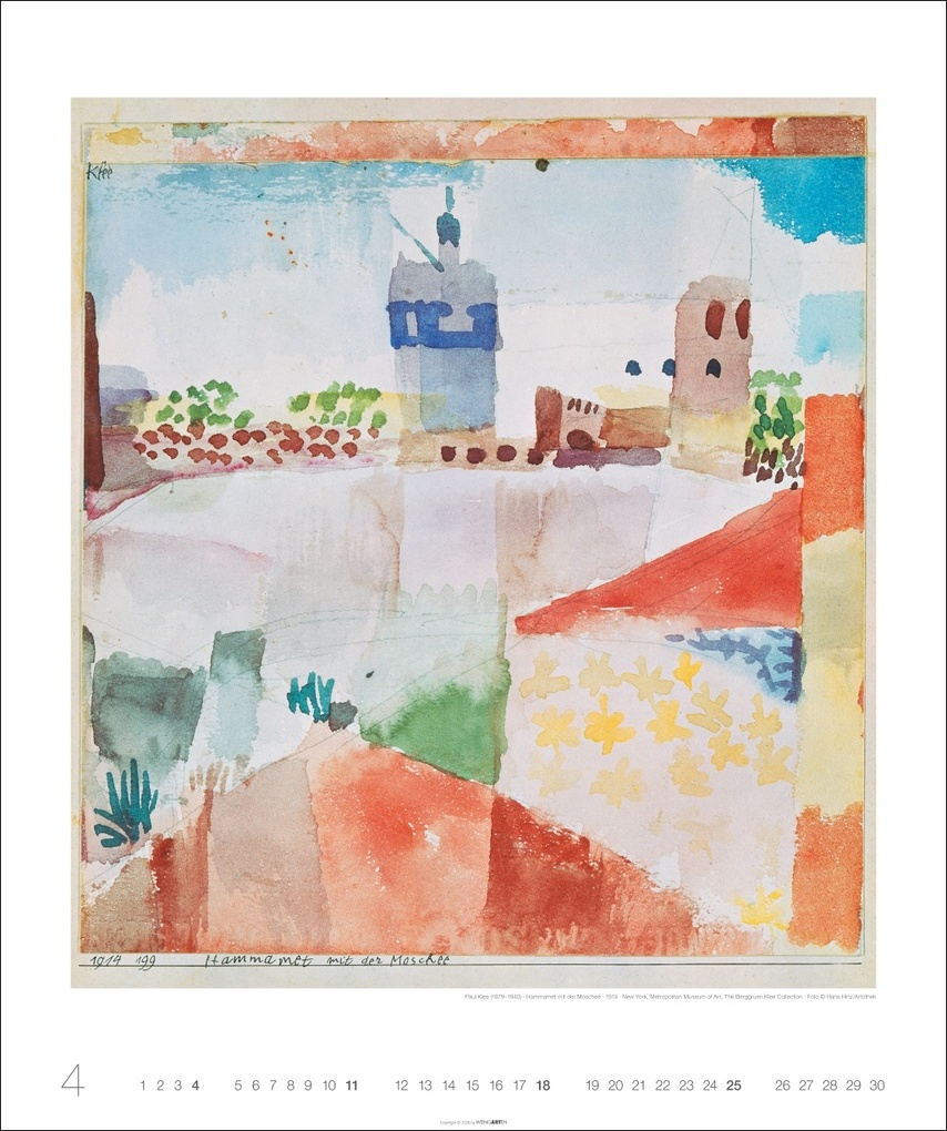 Weitere Ansicht: Die Tunisreise Edition Kalender 2027 | Paul Klee, August Macke