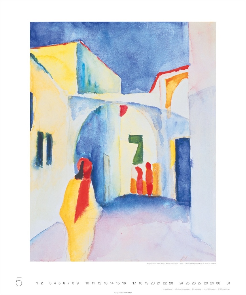 Weitere Ansicht: Die Tunisreise Edition Kalender 2027 | Paul Klee, August Macke