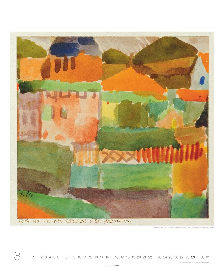 Weitere Ansicht: Die Tunisreise Edition Kalender 2027 | Paul Klee, August Macke