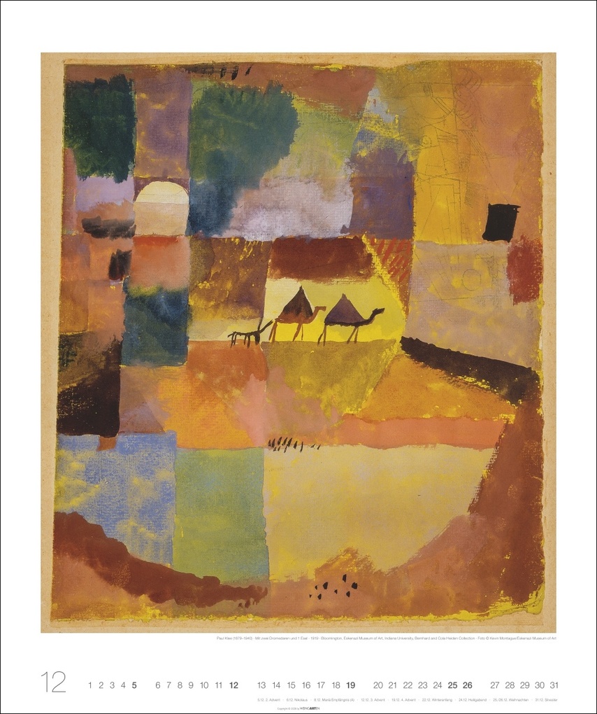 Weitere Ansicht: Die Tunisreise Edition Kalender 2027 | Paul Klee, August Macke
