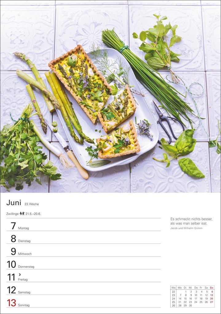 Weitere Ansicht: Küchenkalender Wochenplaner 2027 - 53 inspirierende Fotografien