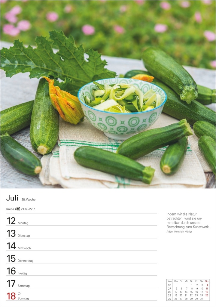 Weitere Ansicht: Küchenkalender Wochenplaner 2027 - 53 inspirierende Fotografien