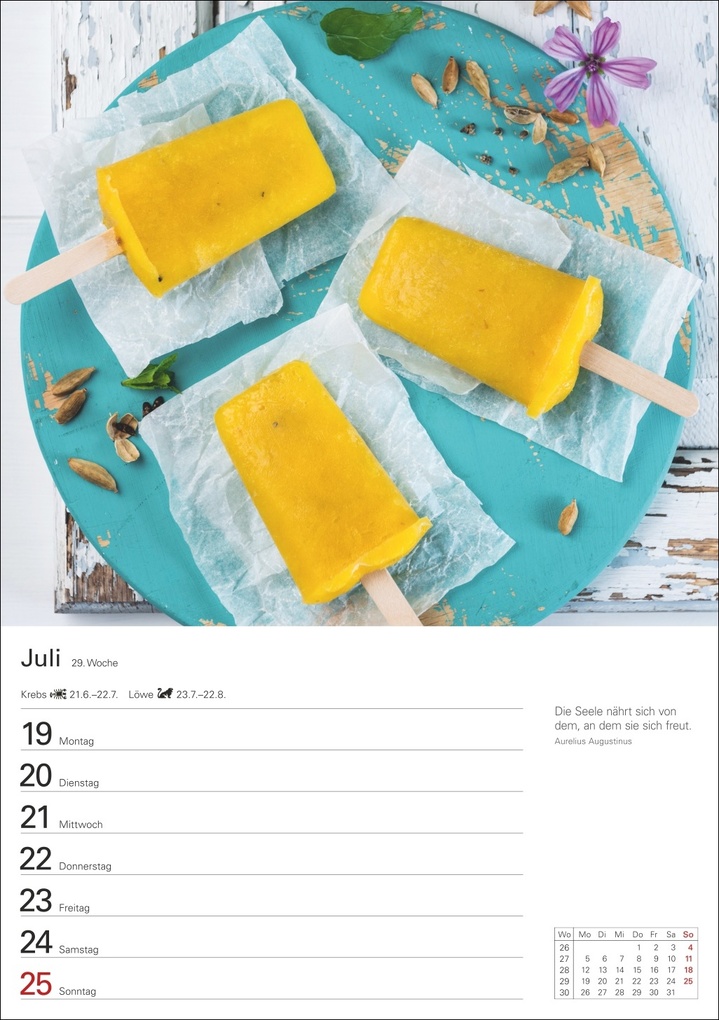 Weitere Ansicht: Küchenkalender Wochenplaner 2027 - 53 inspirierende Fotografien