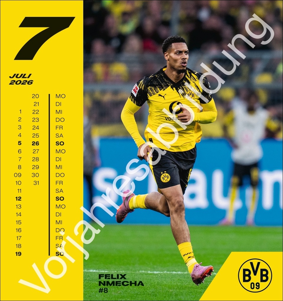 Weitere Ansicht: BVB Postkartenkalender 2027