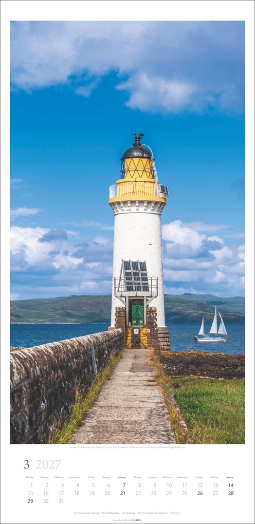 Weitere Ansicht: Leuchttürme Kalender 2027