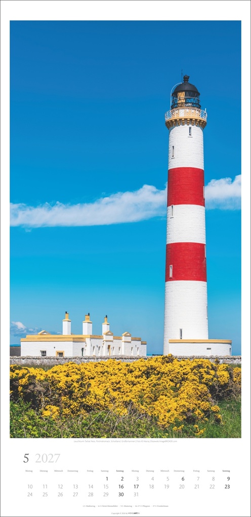 Weitere Ansicht: Leuchttürme Kalender 2027