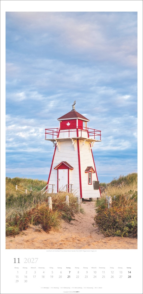 Weitere Ansicht: Leuchttürme Kalender 2027