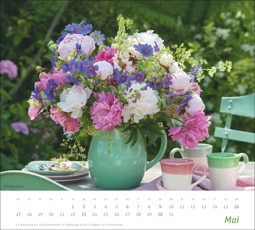 Weitere Ansicht: times&more Blumen Bildkalender 2027