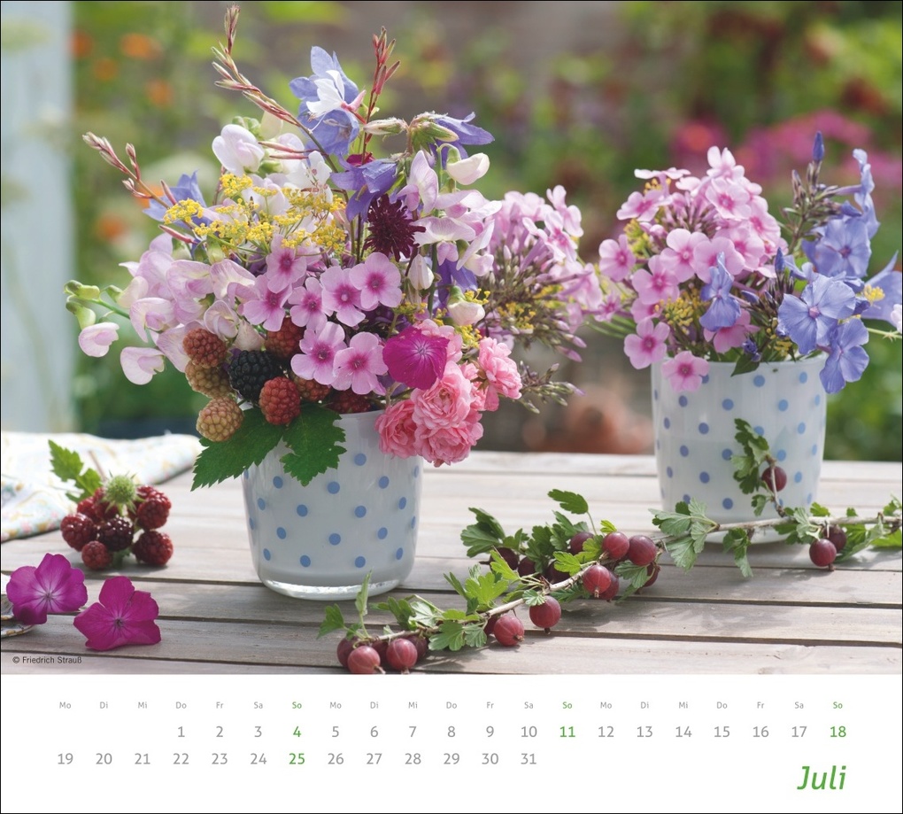 Weitere Ansicht: times&more Blumen Bildkalender 2027