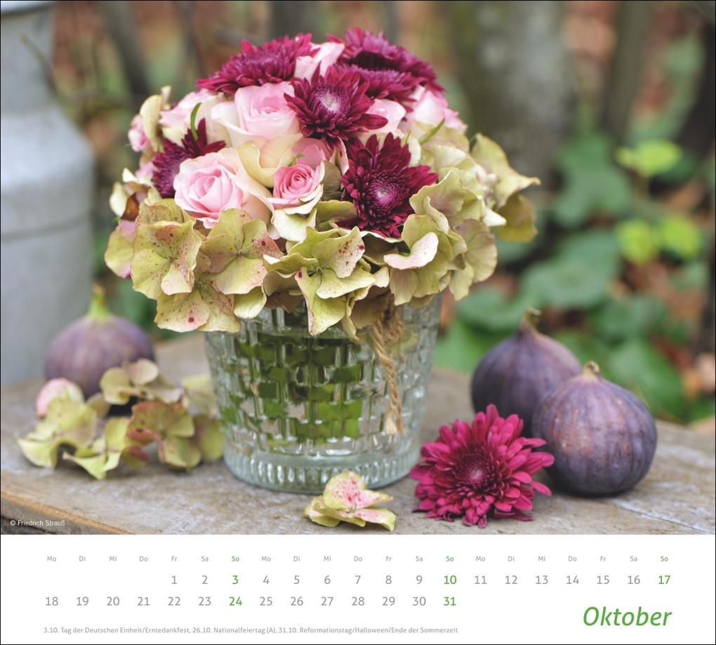 Weitere Ansicht: times&more Blumen Bildkalender 2027